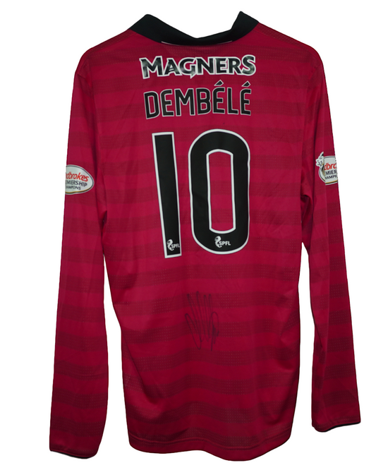 Celtic FC 2016–2017 Match worn Signed Shirt – Moussa Dembélé (#10) vs Kilmarnock – New Balnce (Size Large)