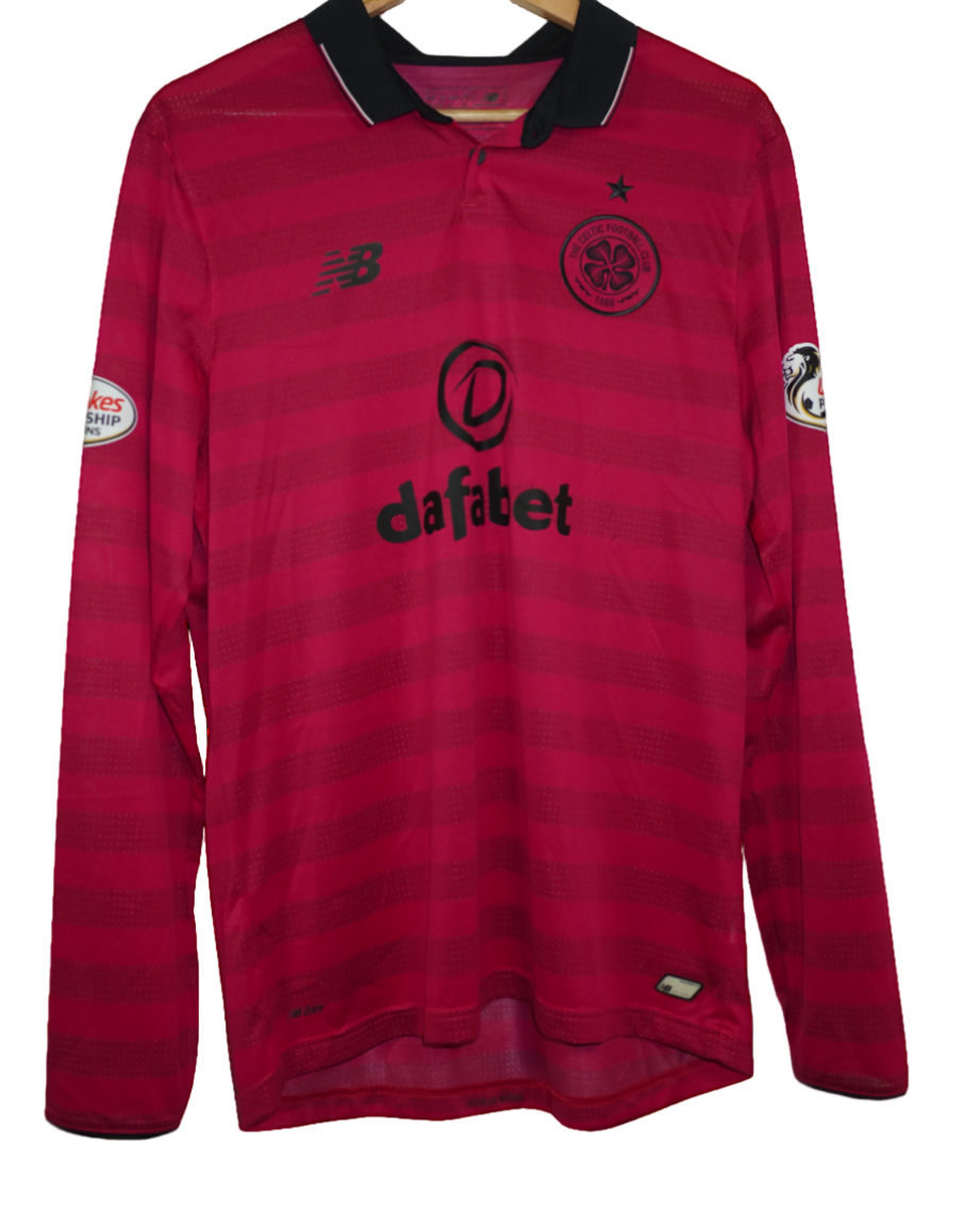 Celtic FC 2016–2017 Match worn Signed Shirt – Moussa Dembélé (#10) vs Kilmarnock – New Balnce (Size Large)