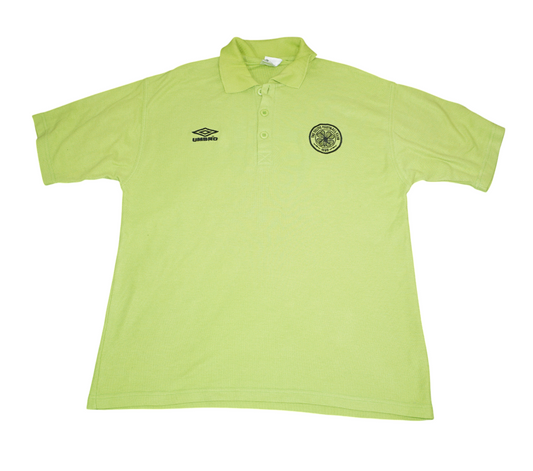 Celtic FC 1997/98 Umbro Polo Shirt – Retro Training Wear (Size L)