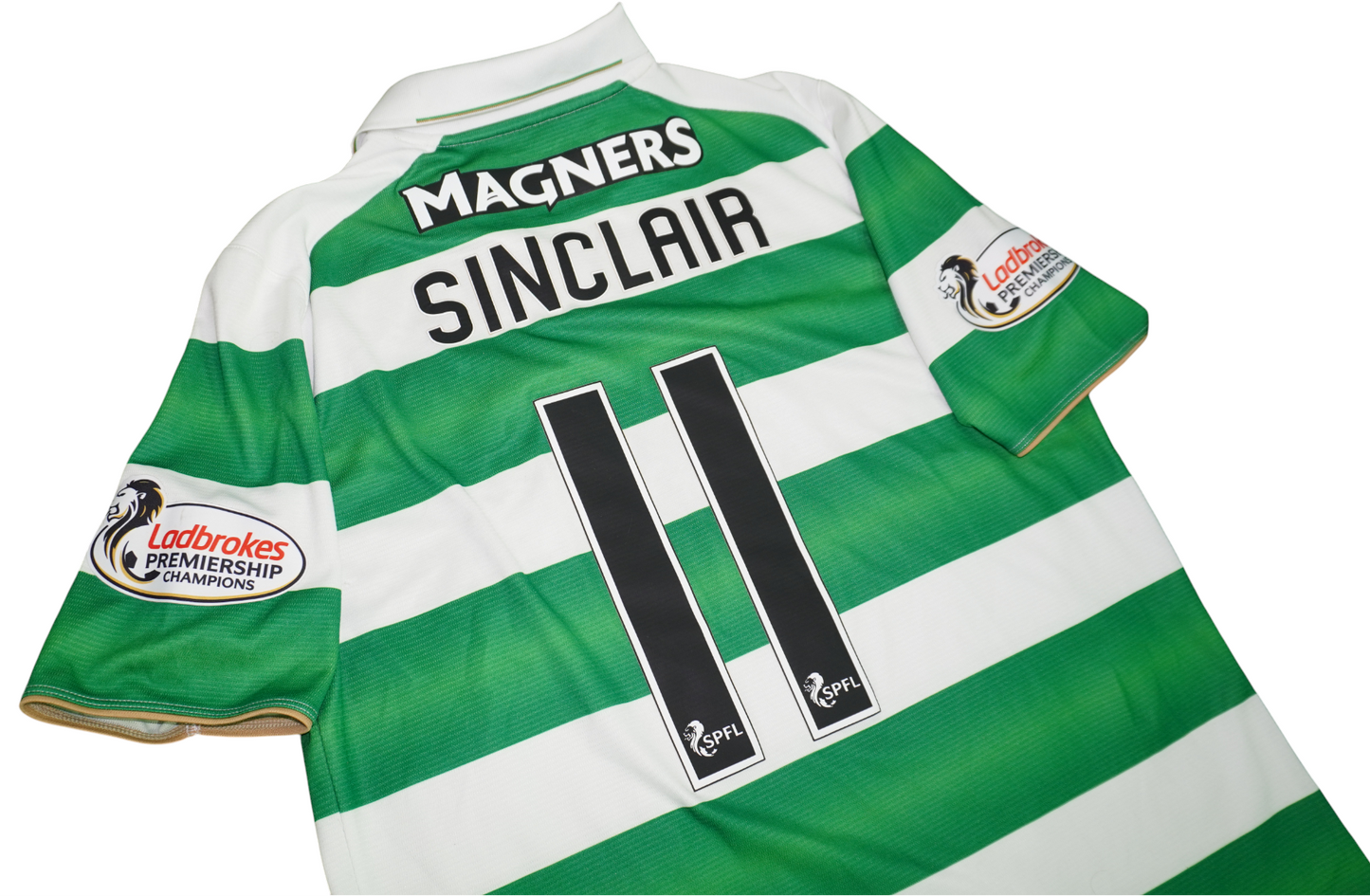 Celtic FC 2016/2017  Match Worn Shirt - Scott Sinclair (#11) – New Balance (Size Medium)