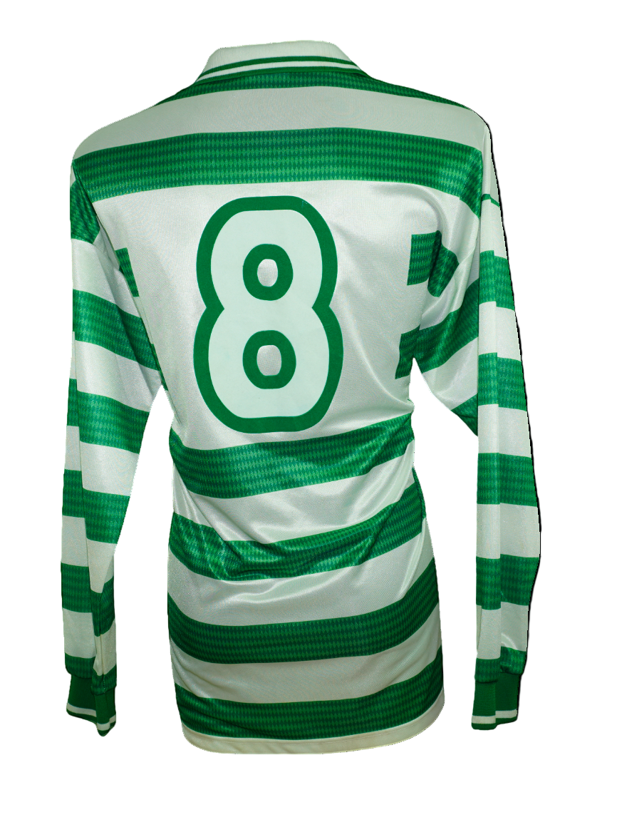 Celtic FC 1997/1998 Match worn/Match prepared shirt – Craig Burley (#8) – Umbro (Size XL)