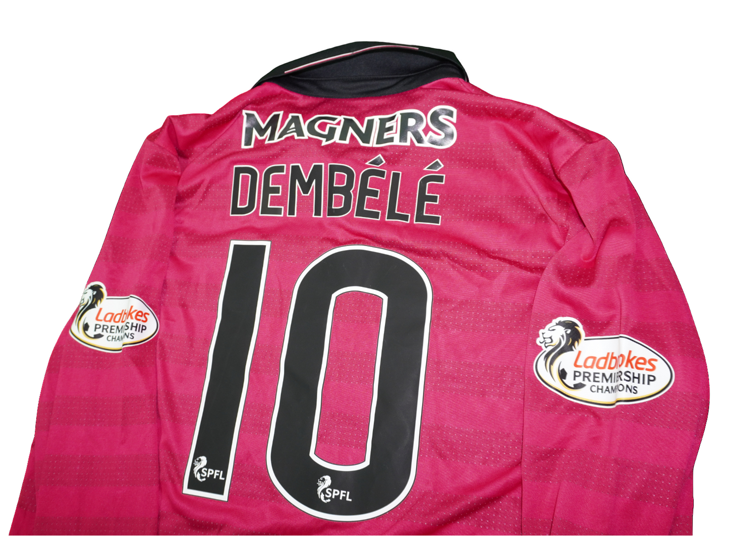Celtic FC 2016–2017 Match worn Signed Shirt – Moussa Dembélé (#10) vs Kilmarnock – New Balnce (Size Large)